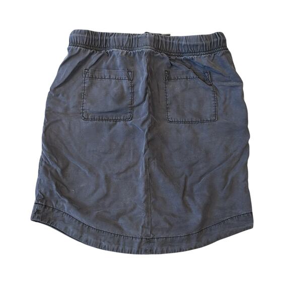 Anthropologie Women's Klara Utility Mini Skirt Slate Gray Size M - Picture 4 of 8